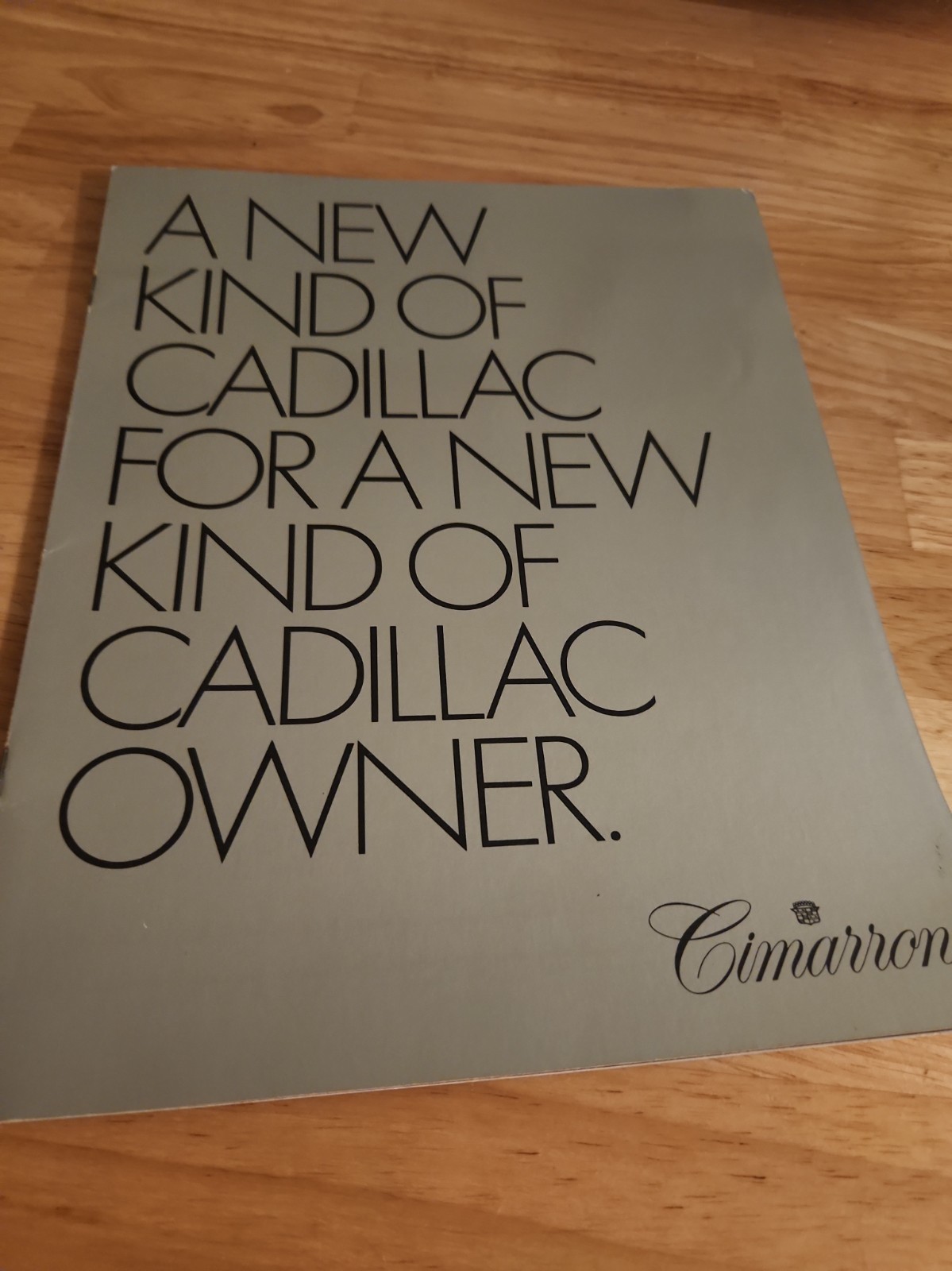 1981 Cadillac Cimarron 12-page Sales Brochure