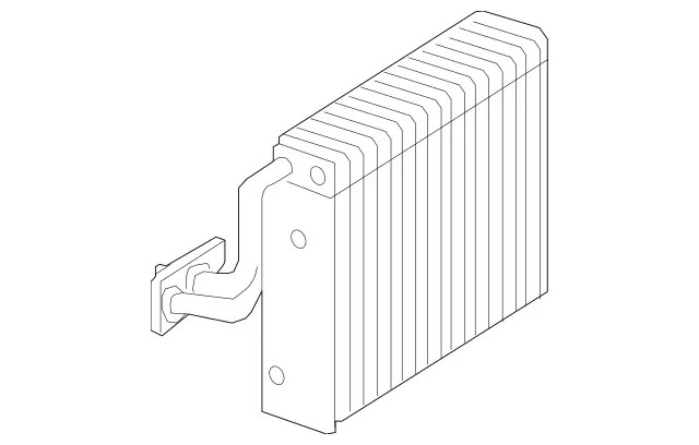 Genuine Mercedes-Benz Evaporator Core 463-830-23-00