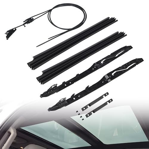  Sunroof Glass Cables FL3Z1651070E LH/RH Sunroof Guide Track FL3Z16500A66A Side 