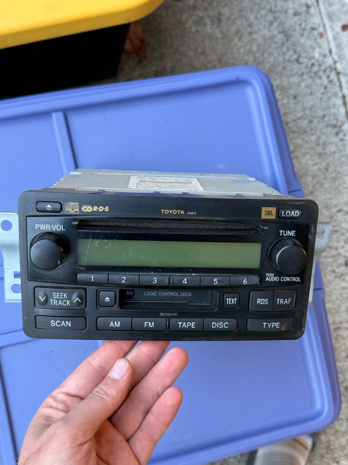 2003-2004 Toyota Sequoia Stereo Radio Multi Disc CD Player (JBL) 86120-0C121 OEM