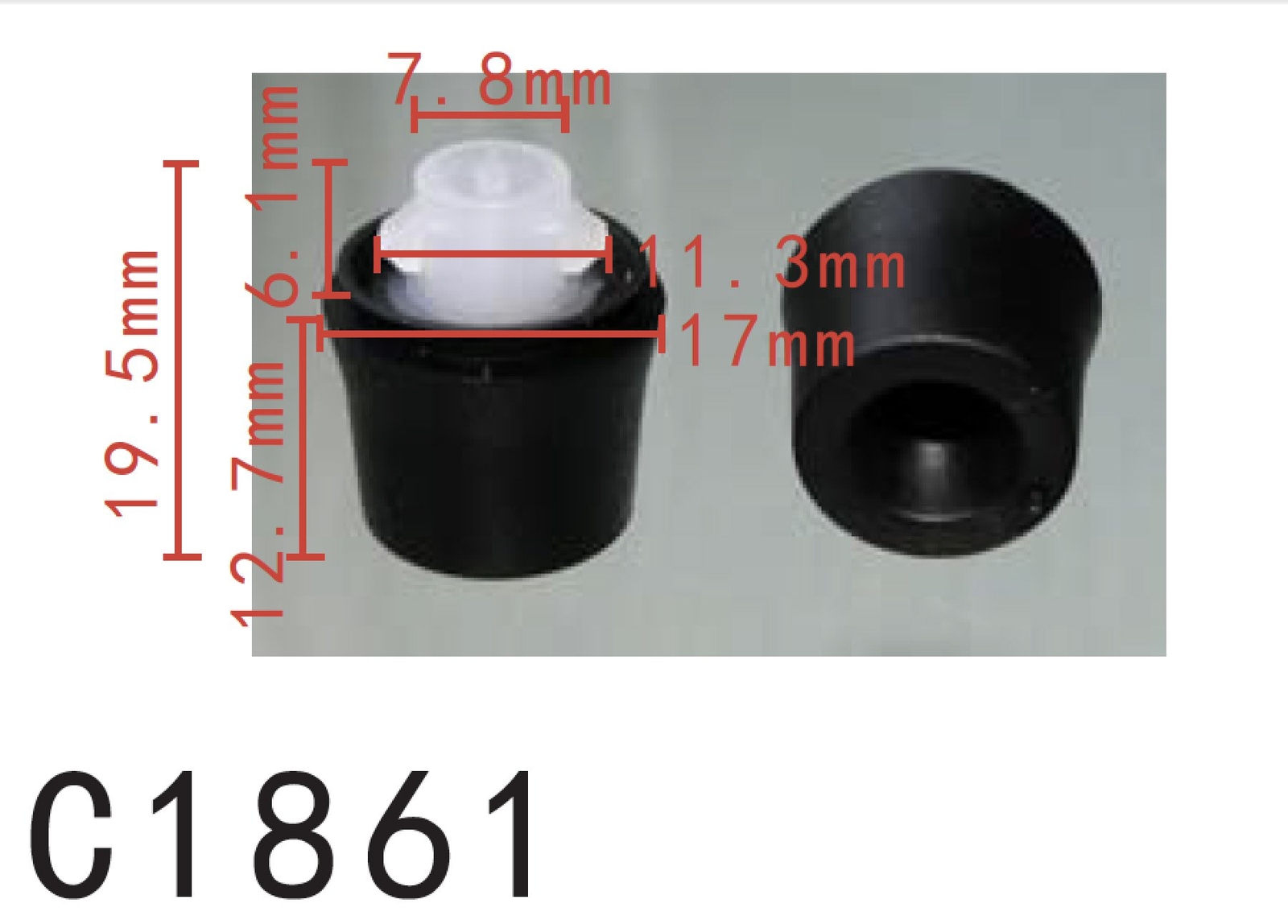20pcs Front Door Rubber Bumper Cushion For Toyota 90541-09069 - Autobahn88