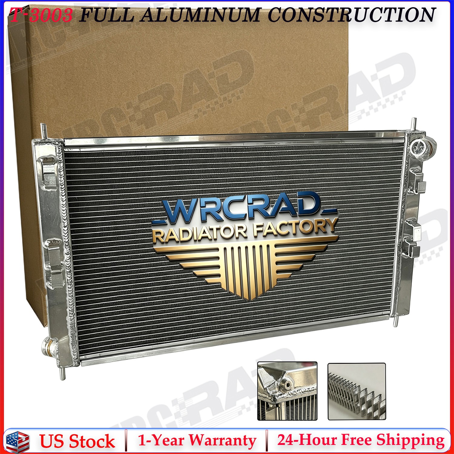 Aluminum Radiator For 2008-2015 2014 Mitsubishi Lancer Evolution 2.0L 2.4L 3.0L