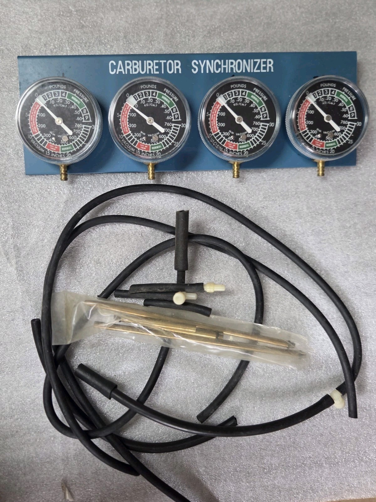 Universal Carburetor Synchronizer Vacuum Gauge ~ 2,3,4 Cylinders Universal Carburetor Synchronizer Vacuum Gauge ~ 2,3,4 Cylinders