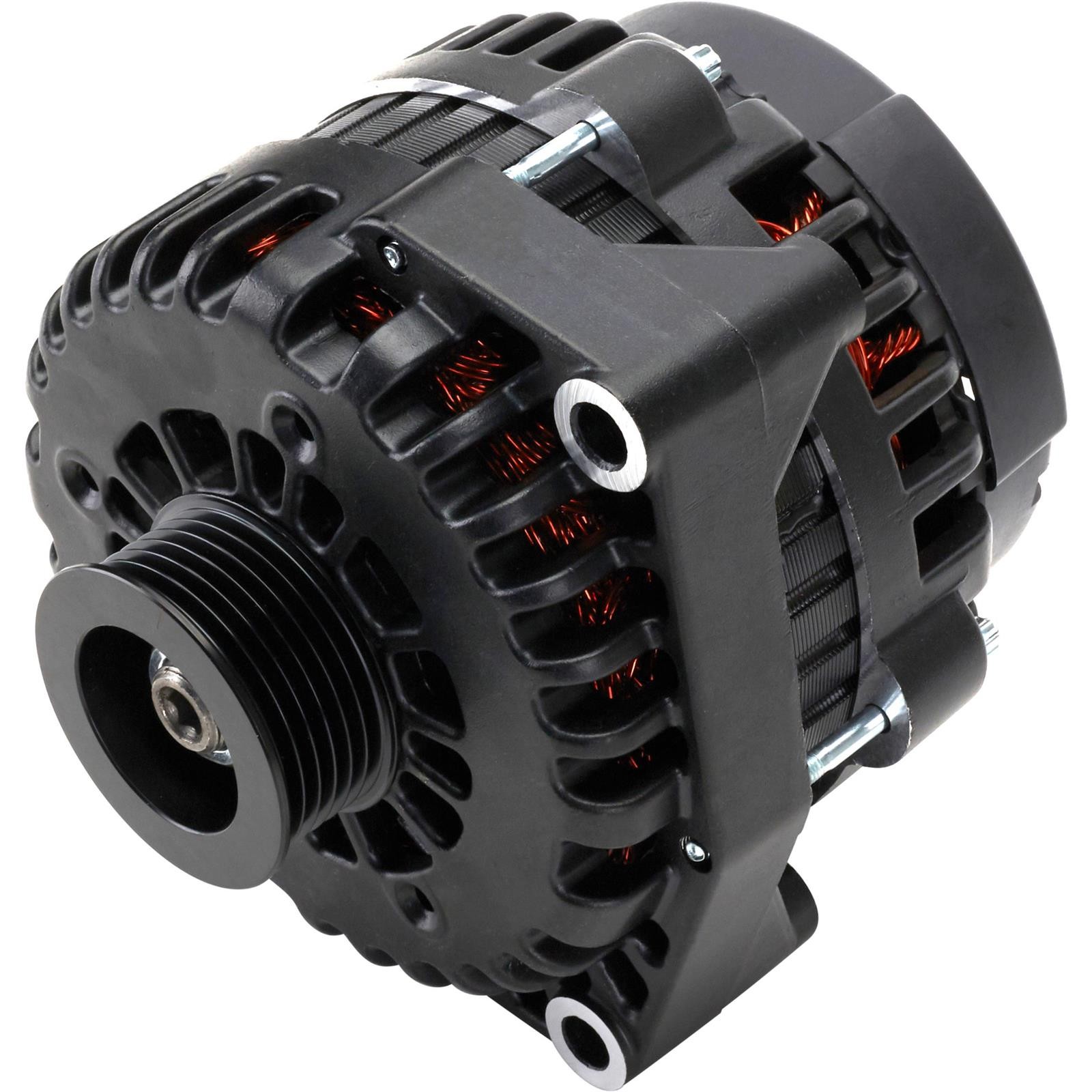 GM AD244 Style High Output LS Swap 220 Amp Black Alternator GM AD244 Style High Output LS Swap 220 Amp Black Alternator