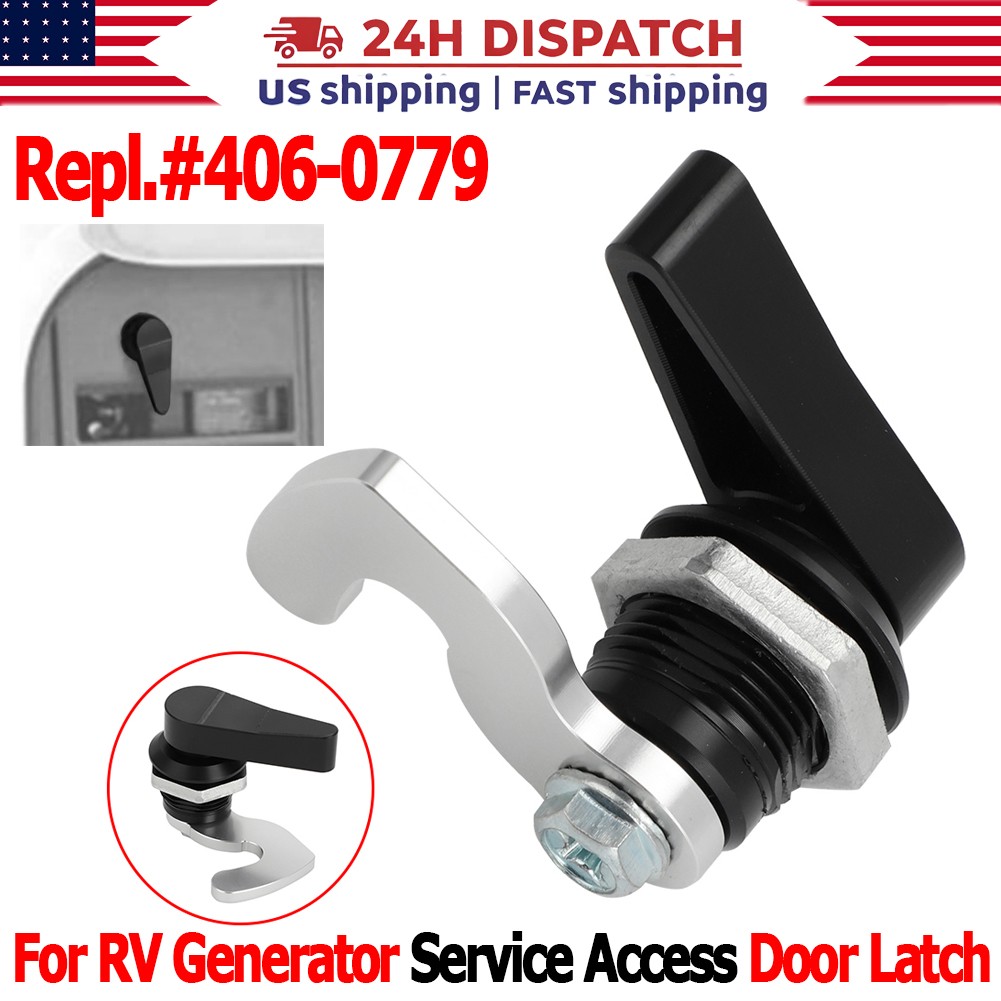 For RV Generator Service Access Door Latch 406-0779 Generator Device Door Latch