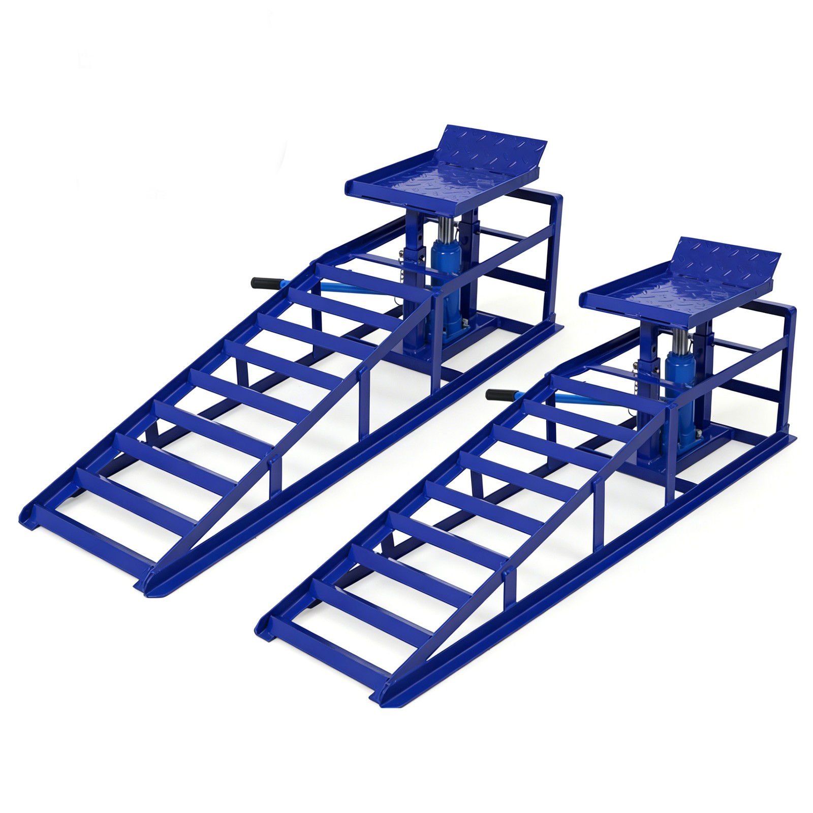 Garvee 2 Pack Hydraulic Car Ramps 5T 11000Lbs Adjustable 9.3-14