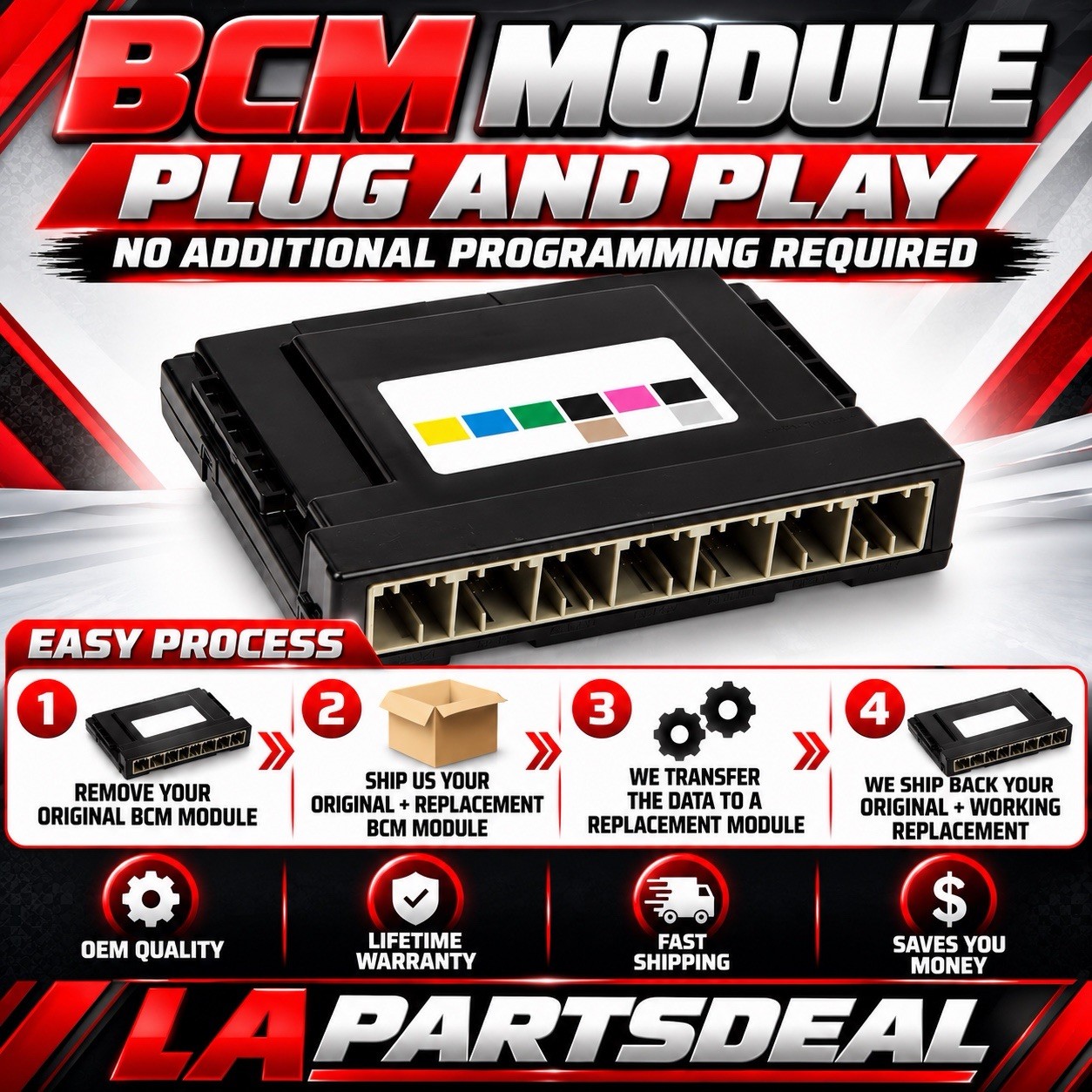 2014-2016 CHEVROLET MALIBU BODY CONTROL MODULE BCM BCU 13591300 OEM