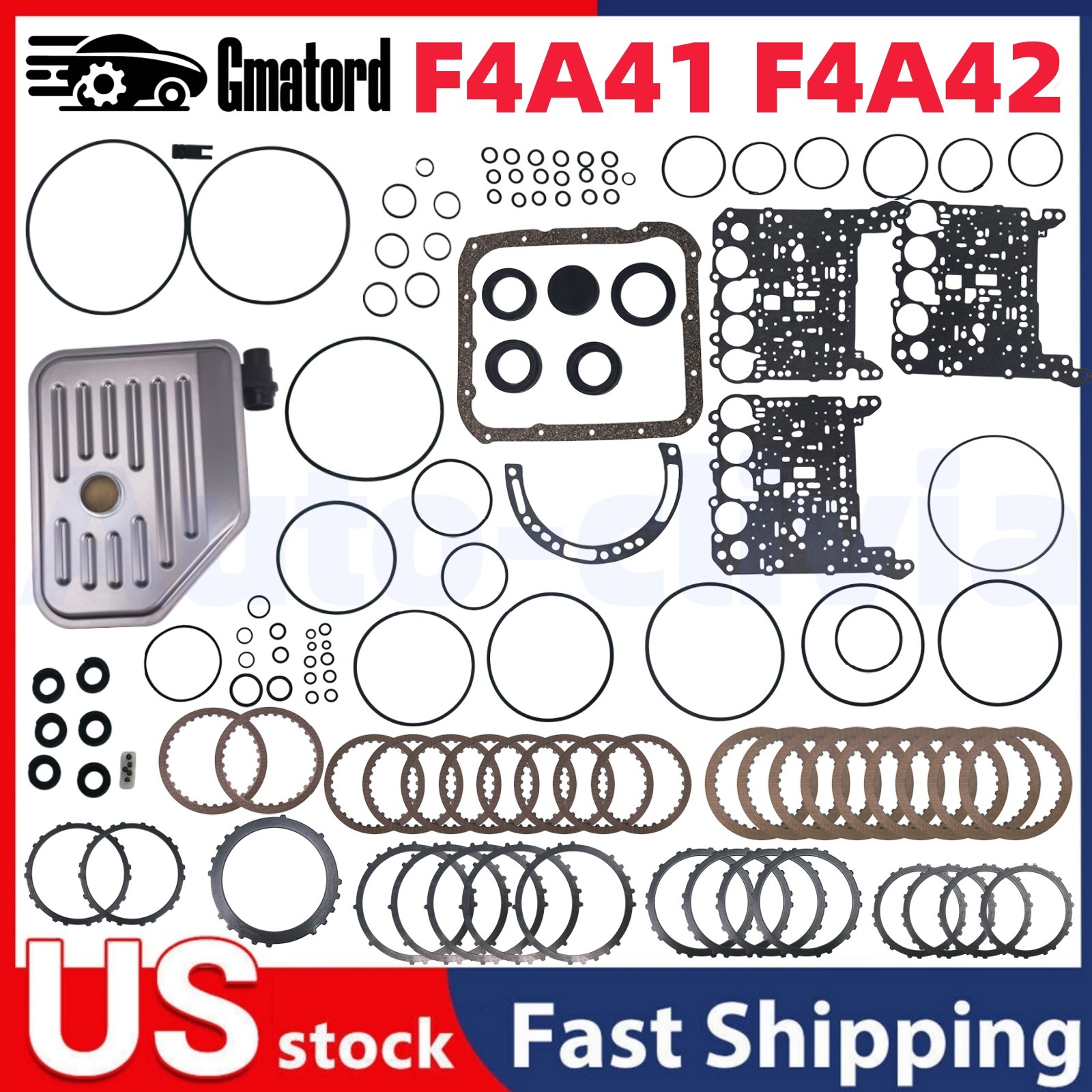 Transmission Master Overhaul Rebuild Kit # F4A41 F4A42 for Mitsubishi Kia W4A42