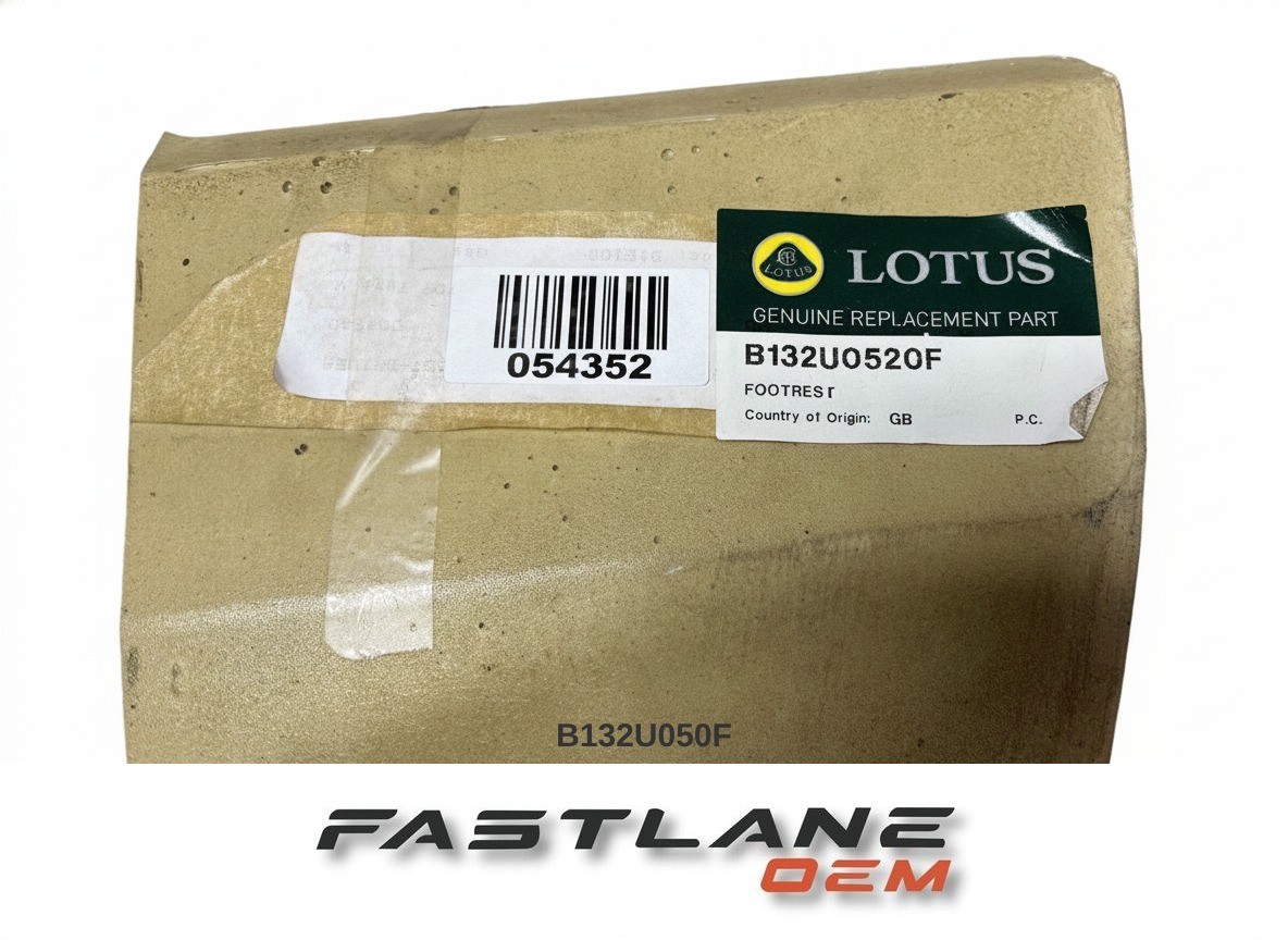 2010-2021 Lotus Evora Footrest Driver LHD LH B132U0520F OEM 2010-2021 Lotus Evora Footrest Driver LHD LH B132U0520F OEM