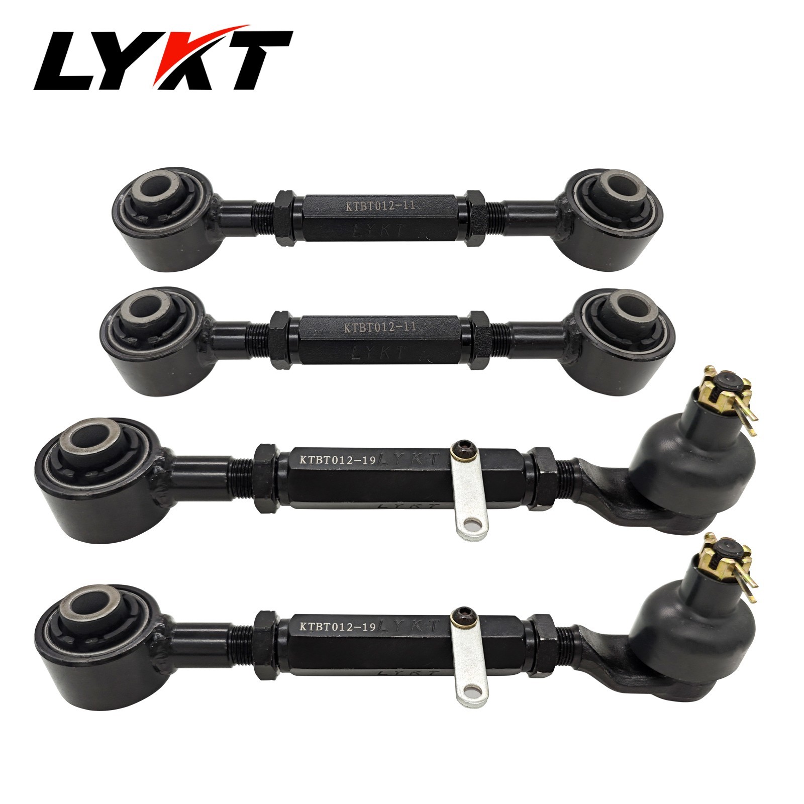 LYKT 4pcs Rear Adjustable Camber&Toe arms for Acura MDX 09-13 Honda Pilot 09-15