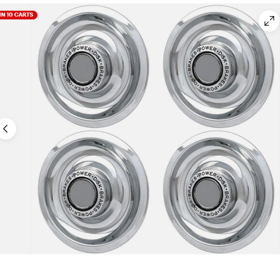 CHEVY CAMARO CORVETTE CHEVELLE RALLY WHEEL POWER DISK BRAKES CENTER CAPS SET 4