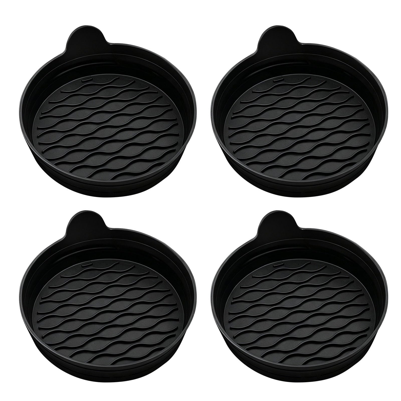 Black Silicone Car 3.15 inches outer diameter and 1.18 height,