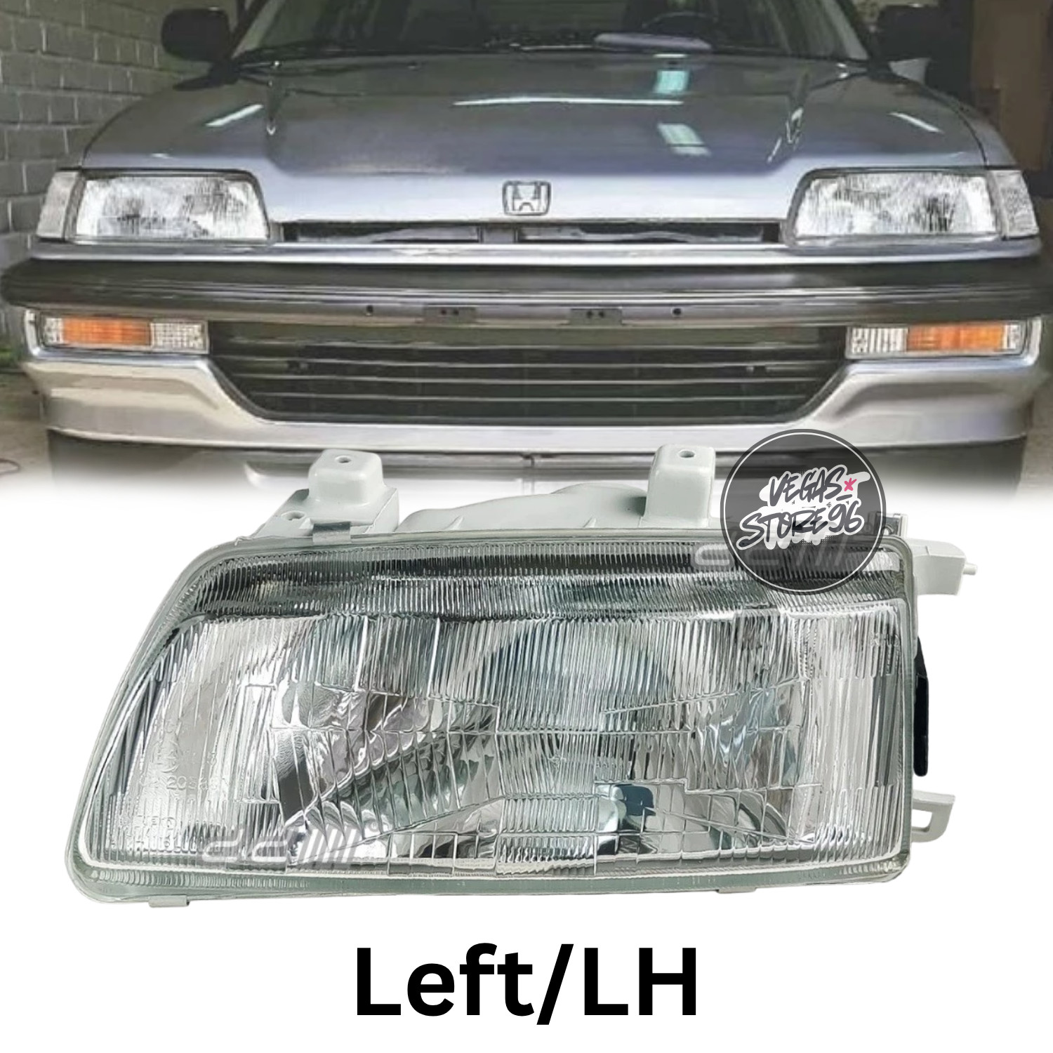 DEPO EDM Headlight Lamp For Honda Civic EF ED EF2 EF8 EF9 1990-1991 Glass LH/RH DEPO EDM Headlight Lamp For Honda Civic EF ED EF2 EF8 EF9 1990-1991 Glass LH/RH