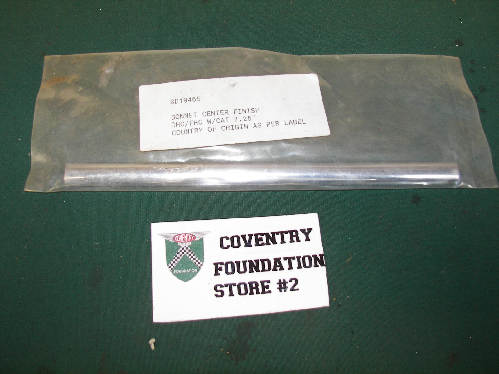 Jaguar XK150 DHC & FHC Front Chrome Hood Strip BD19465