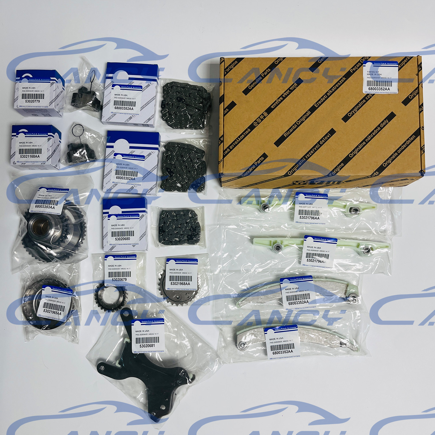 14PCS Timing Chain Kit for 07-13 Jeep Commander Dodge Ram 1500 Chrysler 4.7L