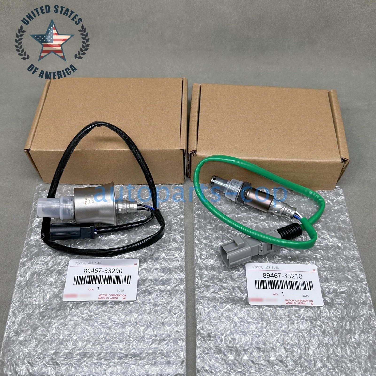 NEW 2X Upstream&Downstream Oxygen Sensor For Toyota Camry 2.5L 2349307 2349304