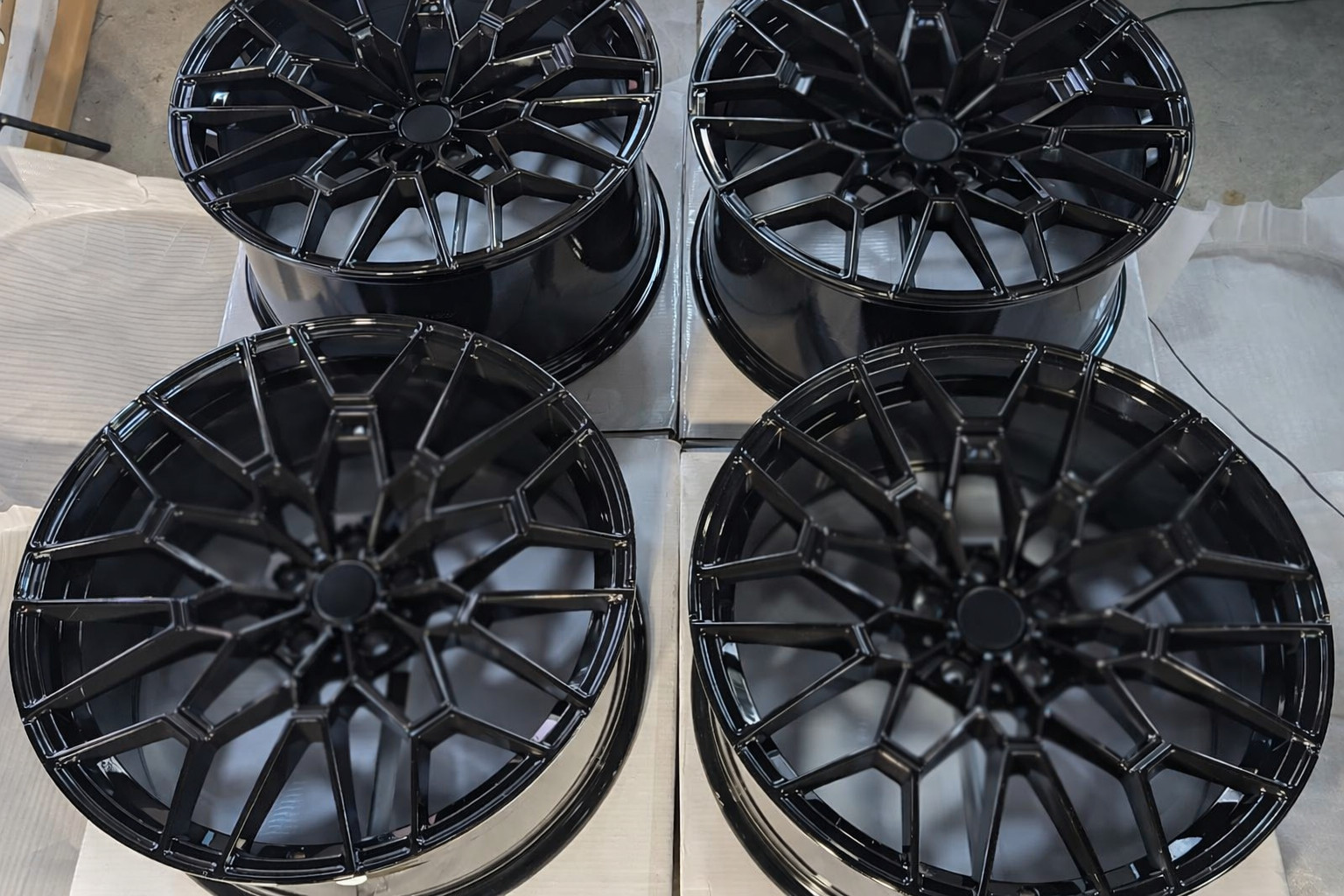 20 Black Rims Fits BMW M550i 330i 440i 530i 540i 740i 750i M3 M4 5x112 4️⃣RIMS