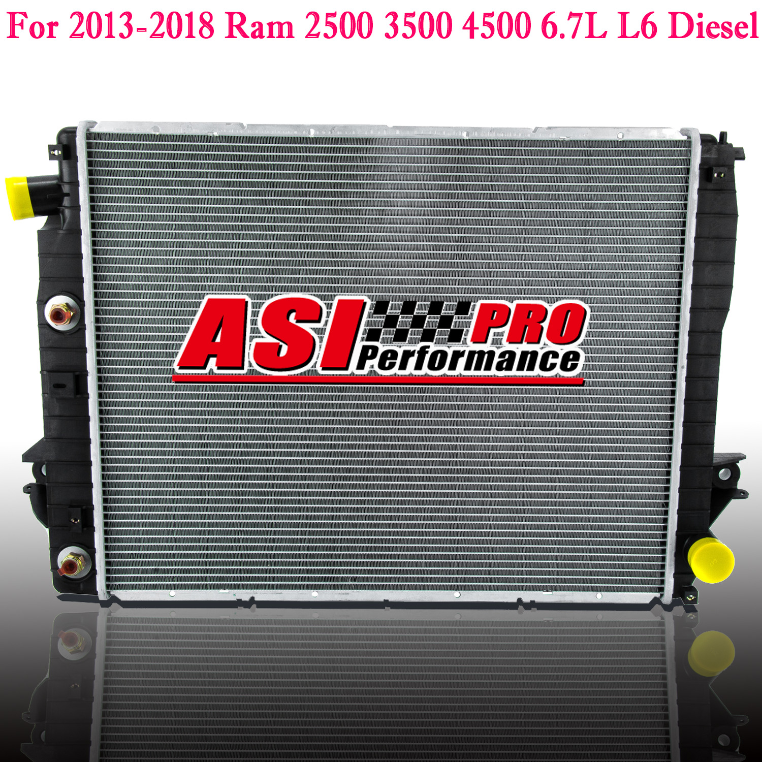 3663 ASI Radiator for 2013-2018 Dodge Ram 2500 3500 4500 5500 6.7L L6 Diesel