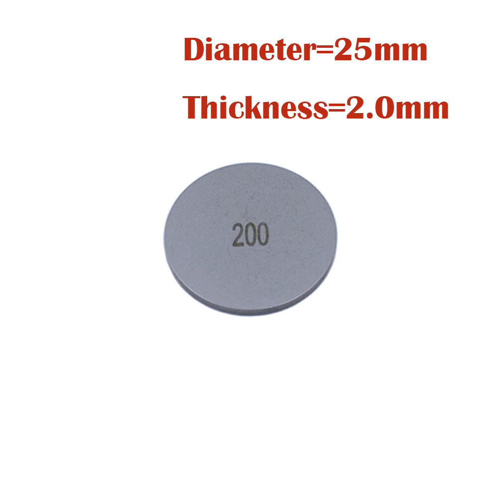 Motorcycle 25mm valve shim thickness 2.0mm to 3.15mm for Honda Yamaha Triumph