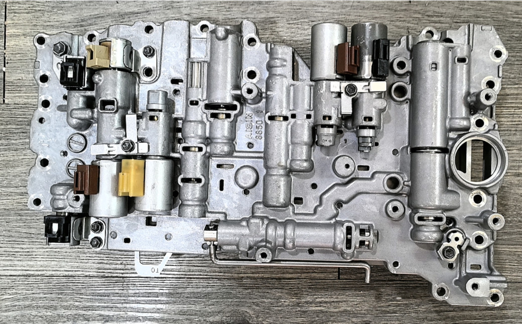 A750E A750F A750H VALVE BODY w/ 7 SOLENOIDS & 2 SENSOR HOLES