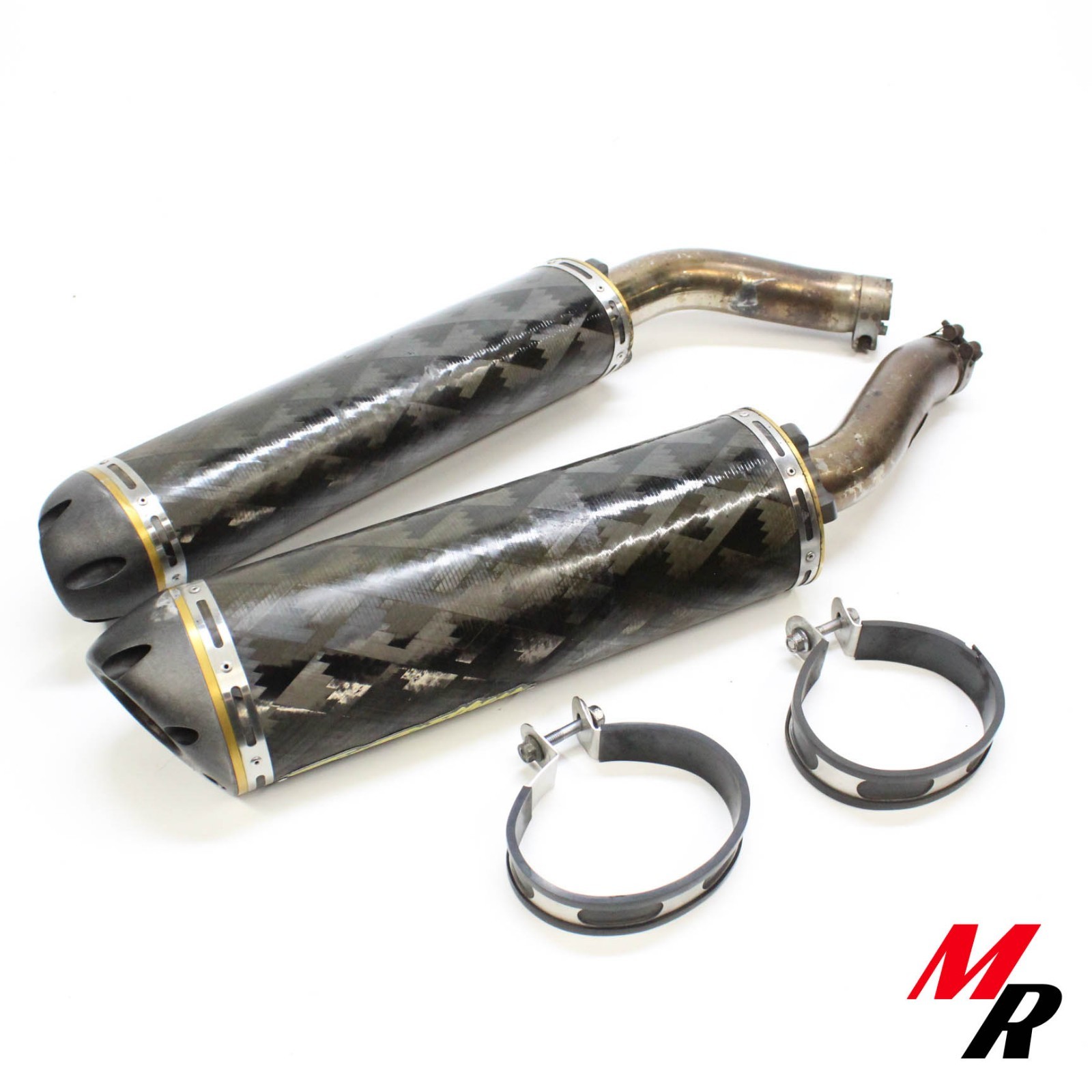 04-06 Yamaha YZF-R1 - Two Brothers Slip-On Exhaust - Pipe Canister Muffler Bros