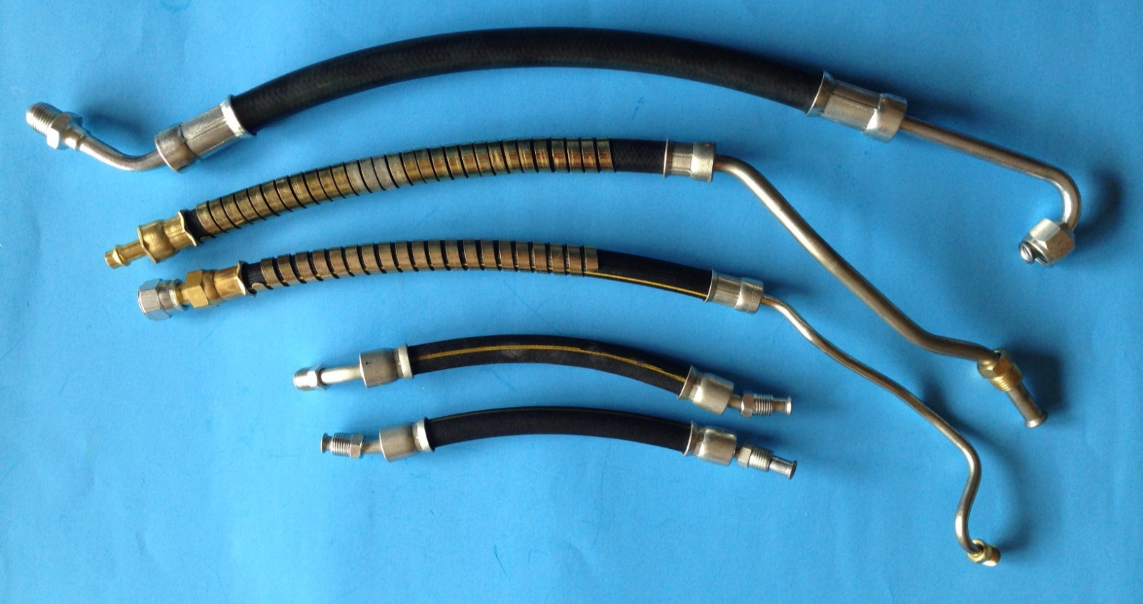 1967 GT350 Shelby  Mustang   Power Steering hoses concourse correct OEM 5 piece
