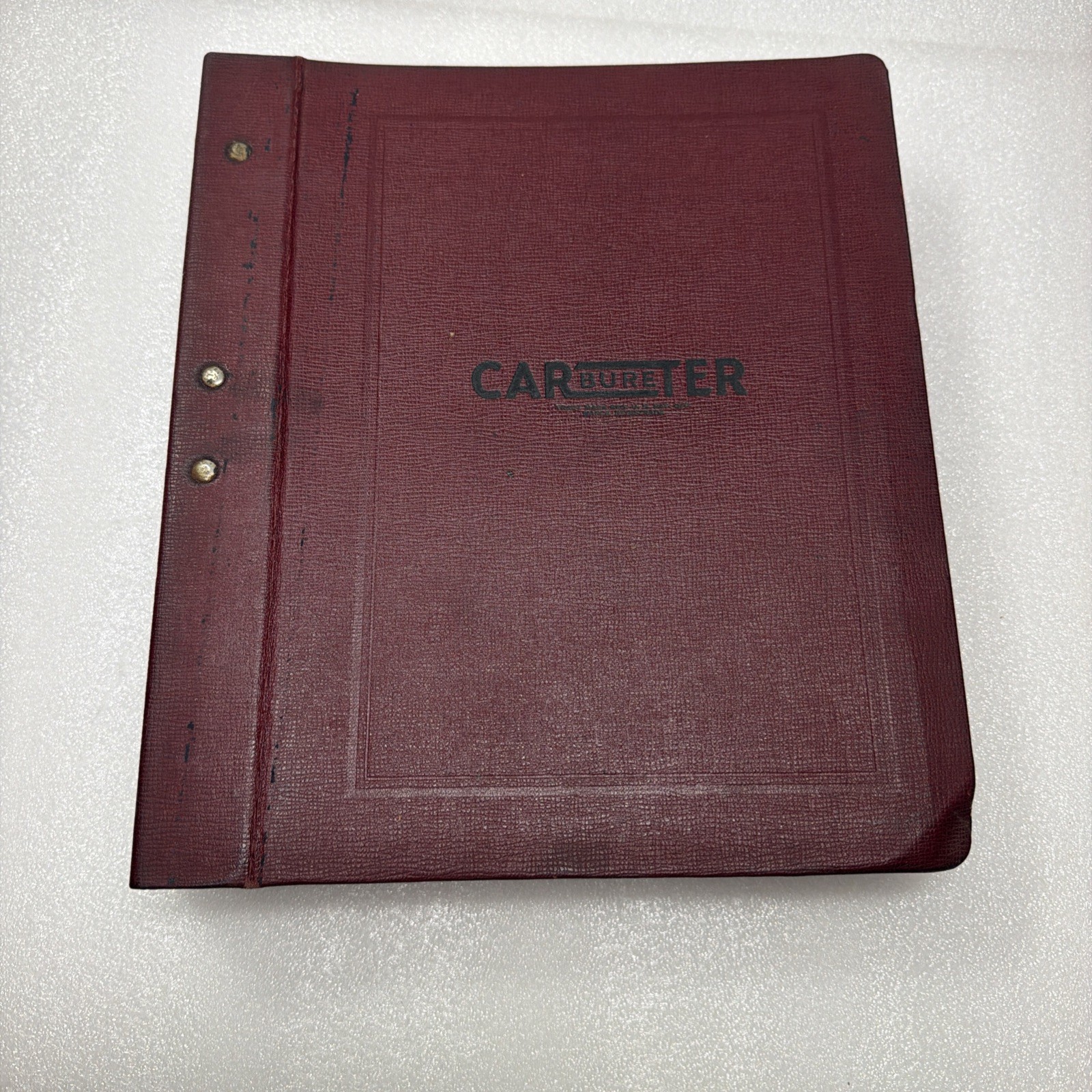 Vintage Carter Carburetor Master Service Manual Dealer Binder 1960 1961 GM Mopar
