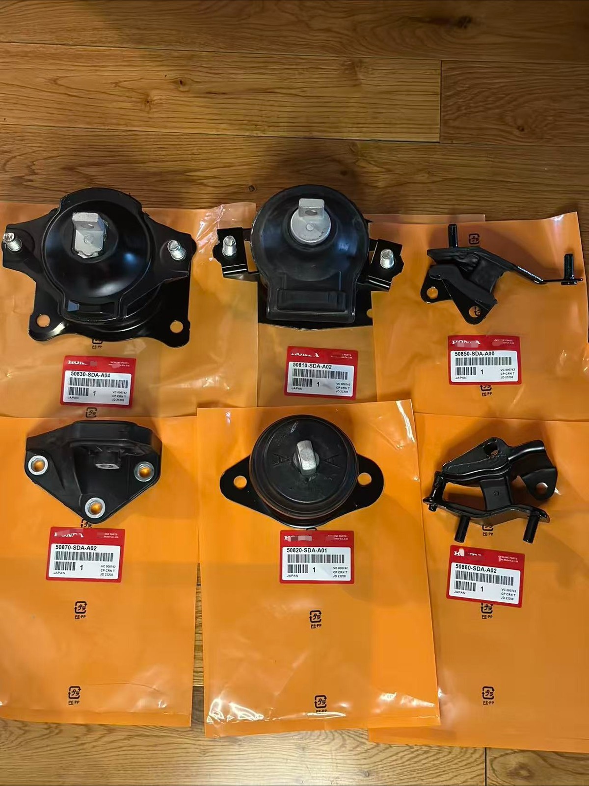OEM 6PC Engine Motor & Transmission Mount For 03-07 Honda Accord 04-08 ACURA TSX