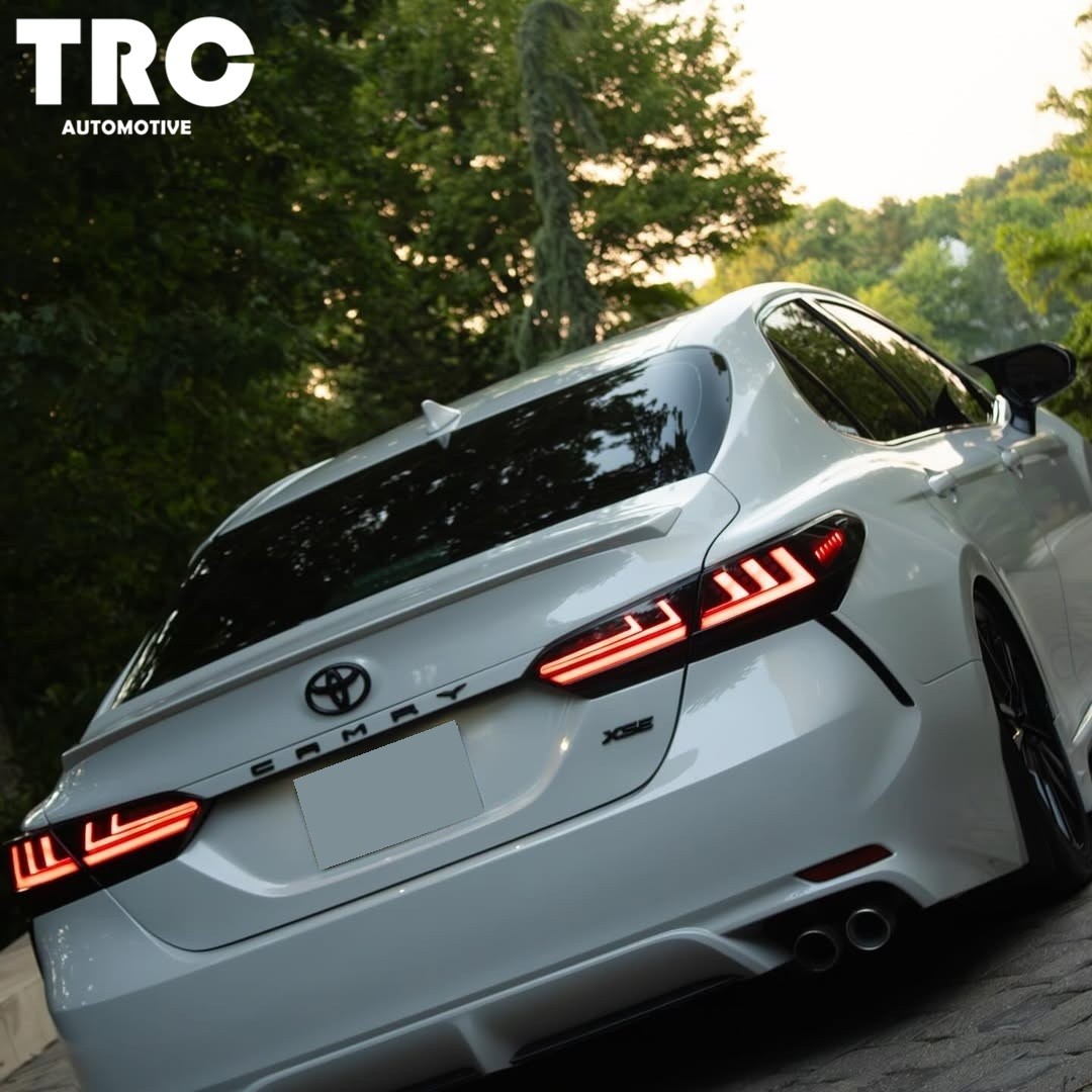 8th Gen Camry Blackout LED Tail Lights for 2018-2024 Toyota Camry w/ Dynamic New