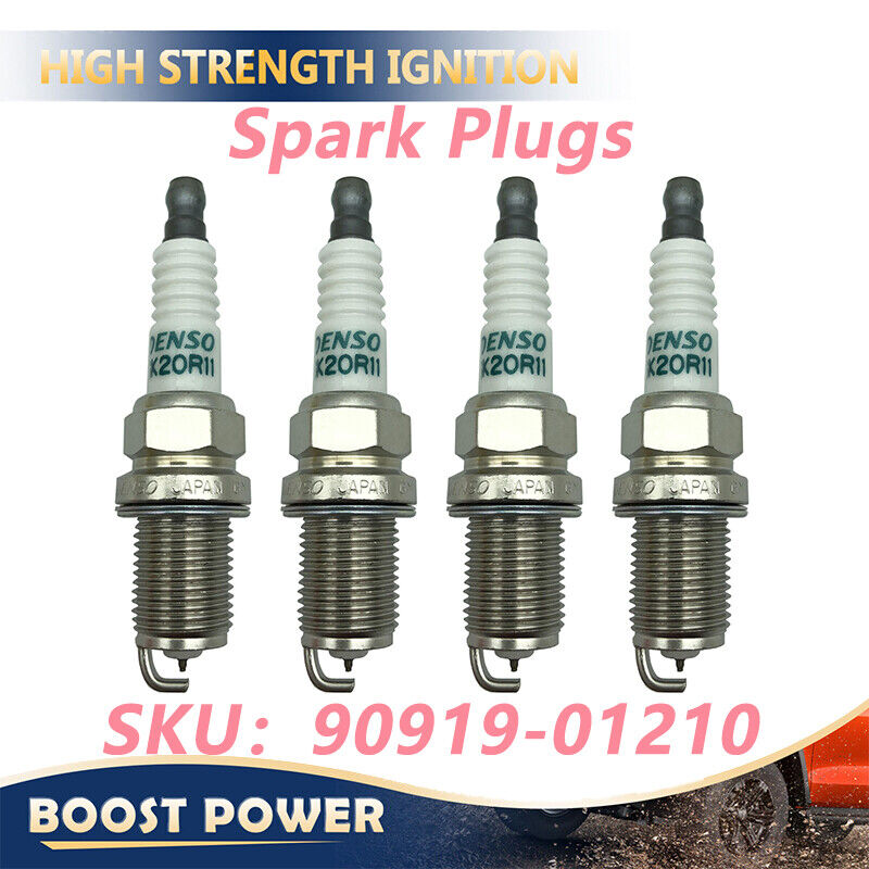 Set of 4 Iridium Spark Plugs 90919-01210 Fit Camry/Rav4 SK20R11 3297