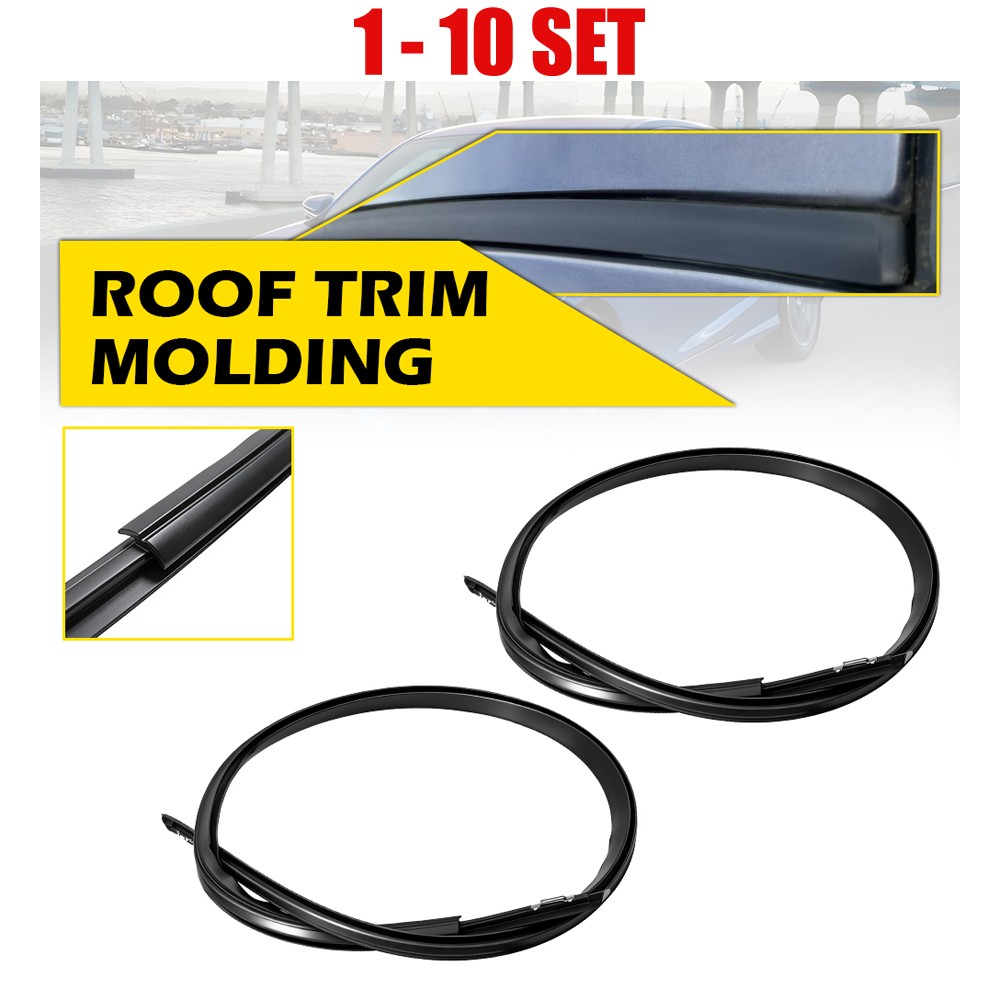 2-20X Roof Molding Weatherstrip Seal Trim Fit Honda Civic 2016-21 74306-TBA-A11
