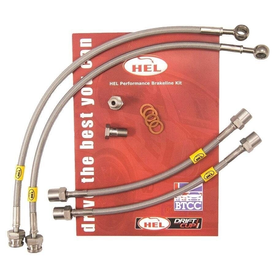 Stainless Braided Brake Lines HEL for Porsche 944 3.0 S2 1988-1991