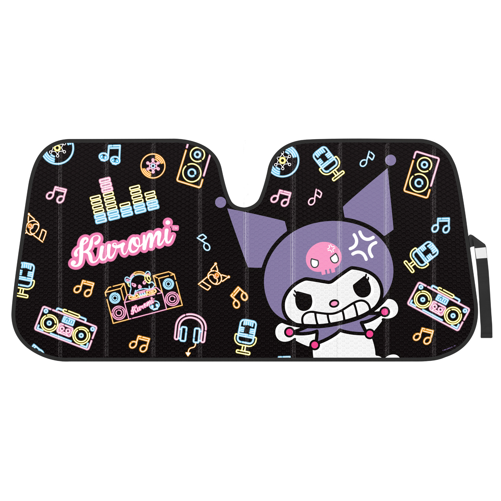 Carbella Official Sanrio Kuromi Car Windshield Sun Shade, 57