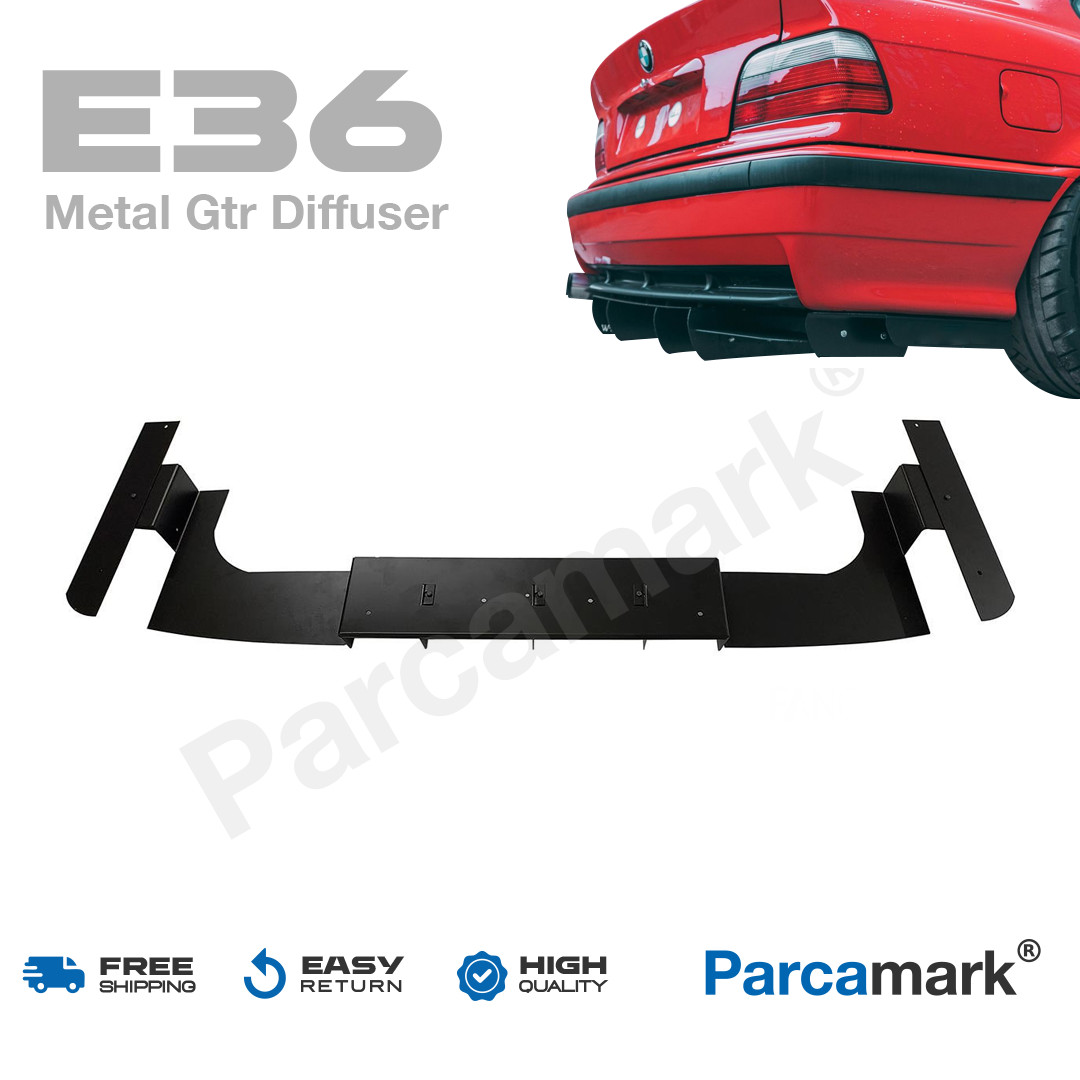 BMW E36 Metal GTR Rear Diffuser – M3 M-Technic 1990-1999 BMW E36 Metal GTR Rear Diffuser – M3 M-Technic 1990-1999