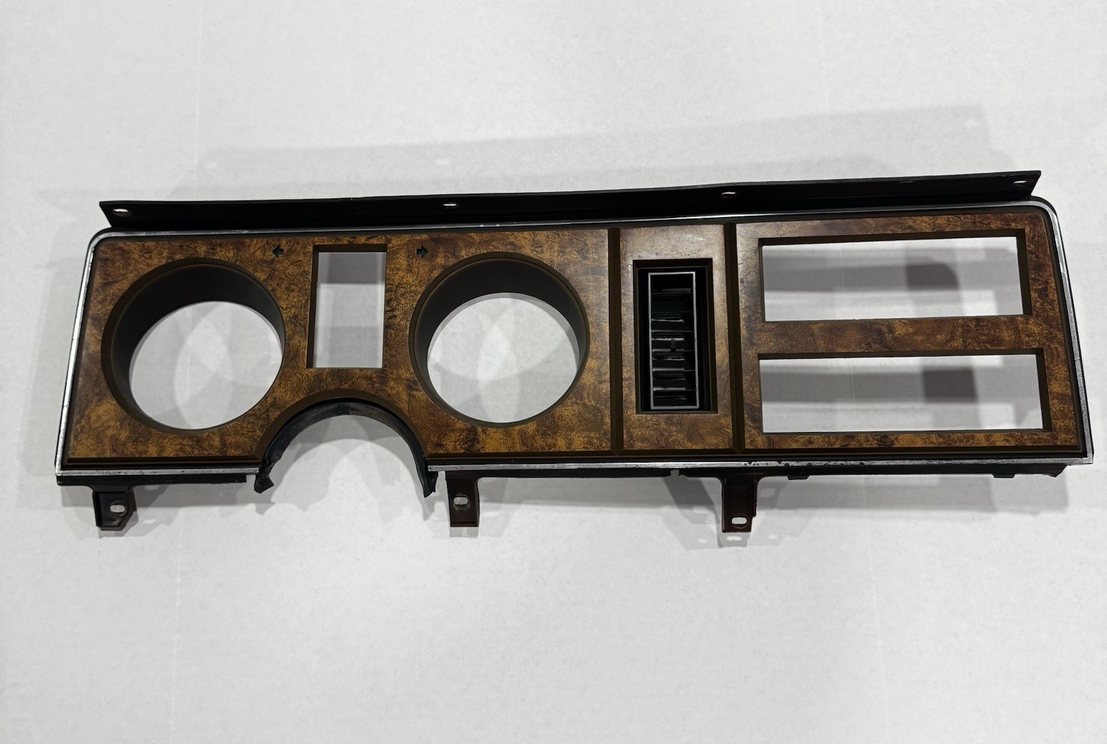 OEM 1985-1988 Ford Ranger Bronco Woodgrain Dash Bezel Instrument Cluster Panel