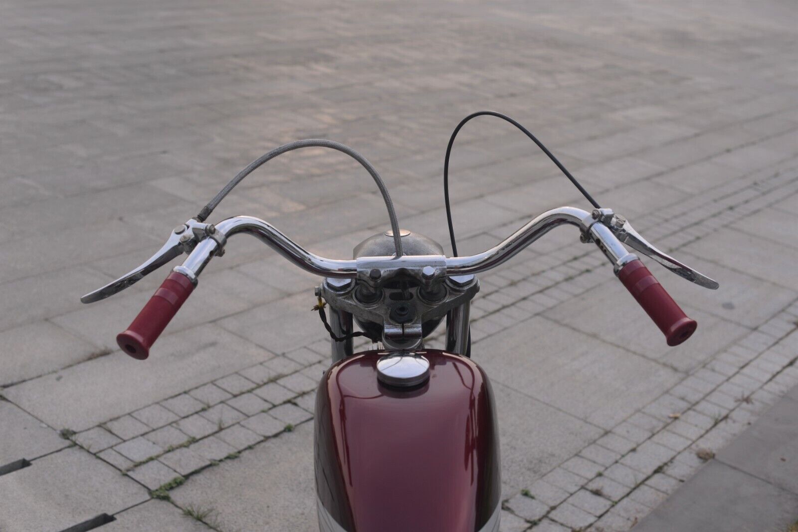 Speedster Laconia handlebar with spiral kits for Harley Ironhead Panhead
