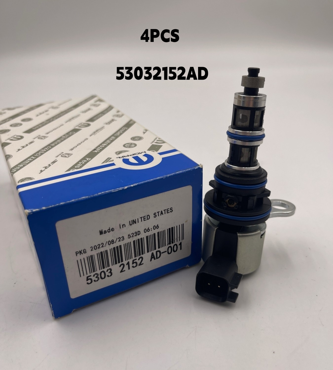 4PCS for Dodge Jeep 5.7L HEMI Multiple Displacement MDS Solenoids OEM 53032152AD