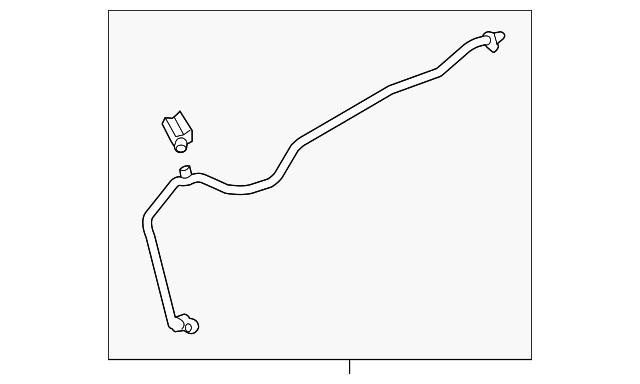 Genuine Toyota Tube Assembly  Air Conditioner 88710-04500