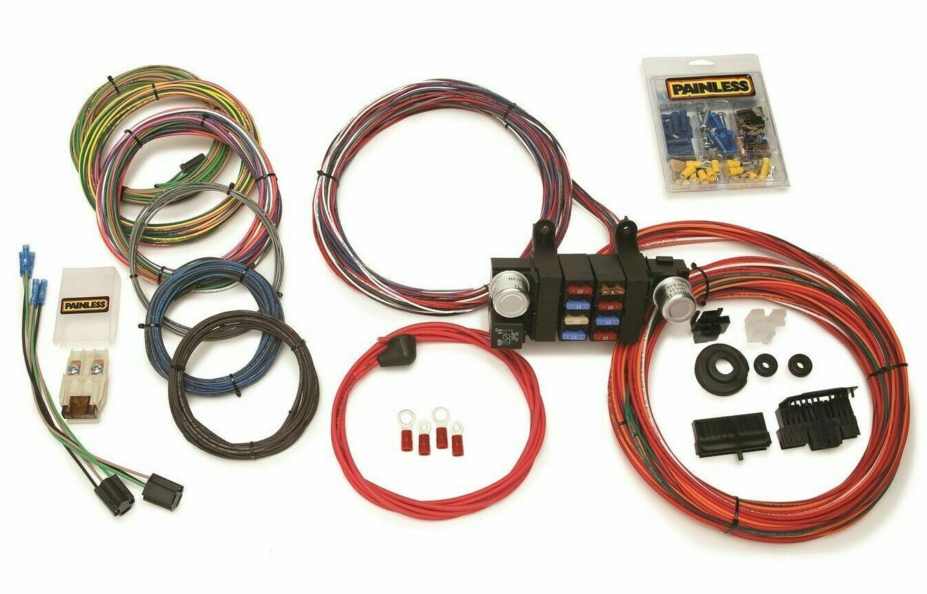 Painless Performance 18-Circuit Customizable Modular Wiring Chassis Harness Painless Performance 18-Circuit Customizable Modular Wiring Chassis Harness