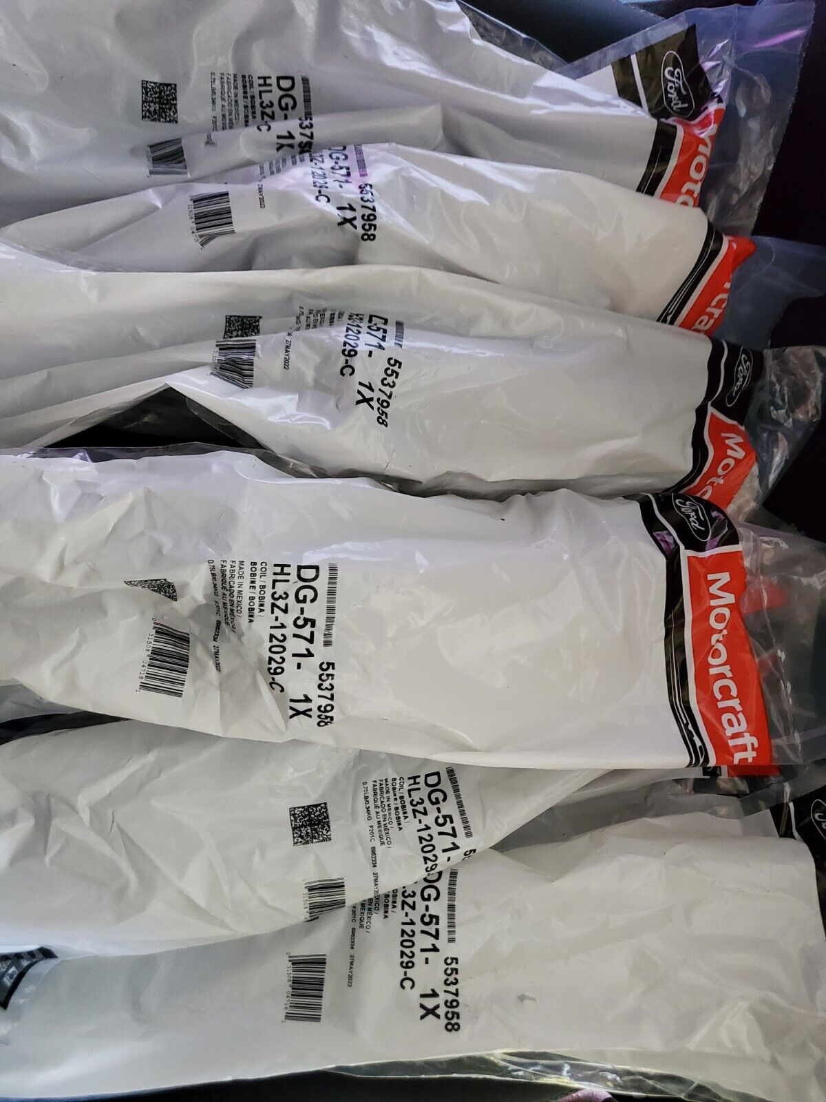 4 Dg570 And 4 BRAND NEW DG571 coils MOTORCRAFT IN FACTORY BAGS NEW STOCK