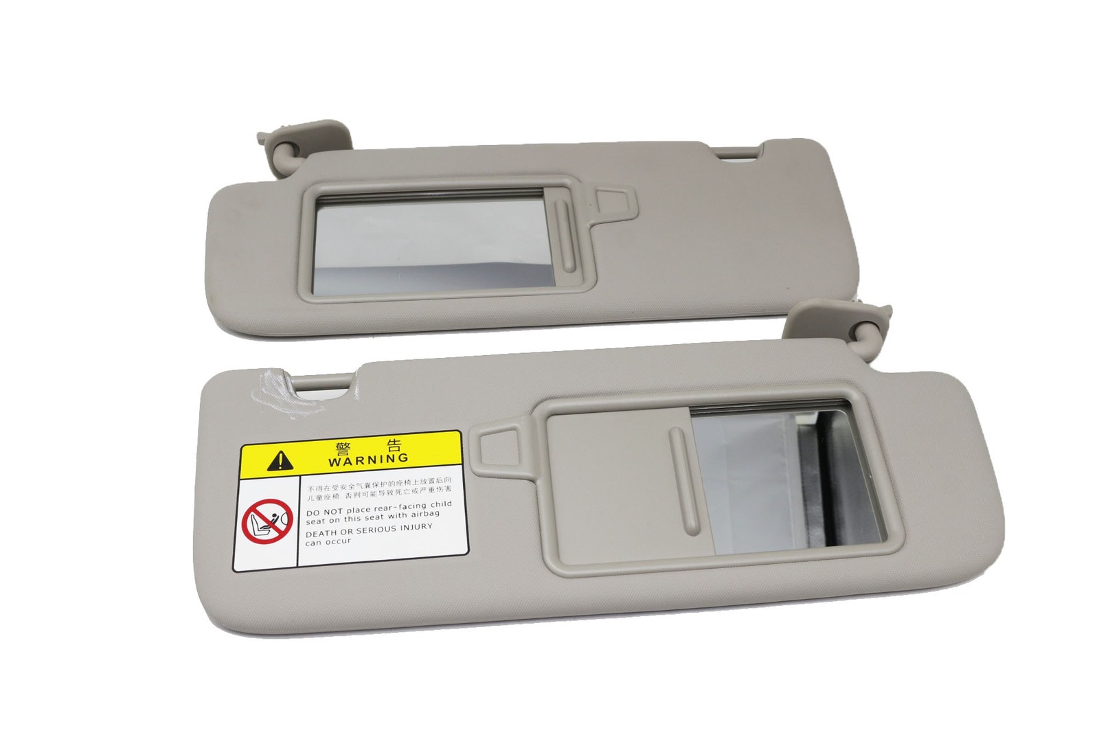 2Pcs Sun Visor Mirror Sunvisor Grey For 2017-2021 KIA SPORTAGE 85210D9110ED