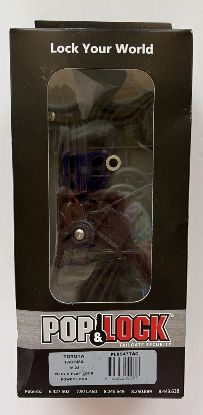 Pop & Lock PL8547TAC Power Lock w/Plug & Play T-Harness for 16-23 Toyota Tacoma
