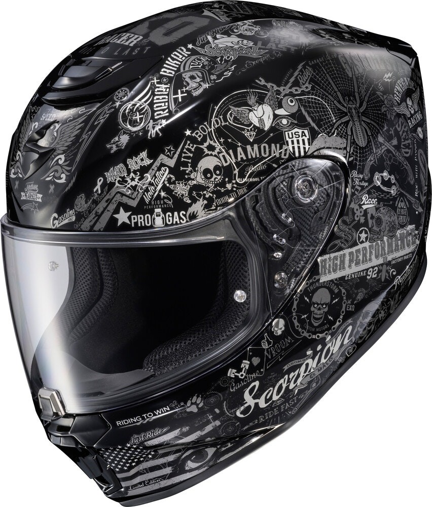 Scorpion EXO-R330 Shake 2 Helmets Black Sm 33-2303