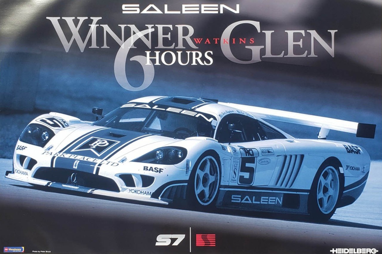 Saleen Winner Watkins Glen S7 Supercar Poster *Steve Saleen S7R Racing 