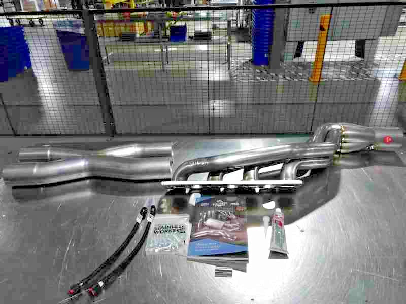 Stainless Works Long Tube Header Kit For 2021-24 Ram TRX 6.2L RAM21188HCAT