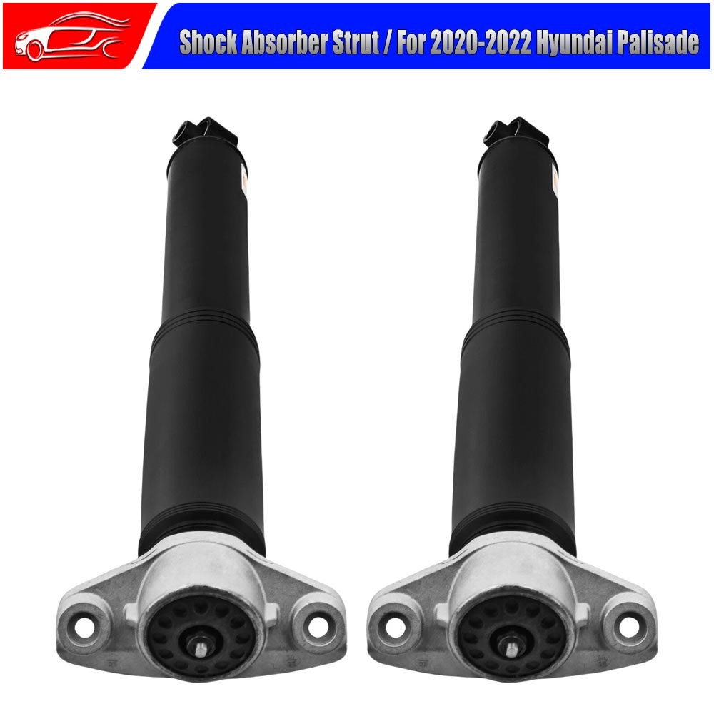 2x Self Leveling Rear L+R Shock Absorbers FOR 20-22 Hyundai Palisade 3.8L V6 GAS