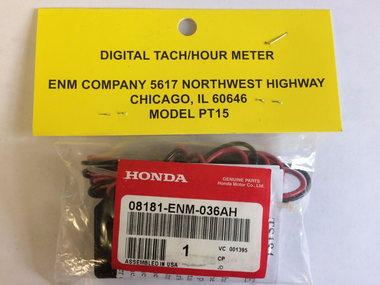 Honda OEM 08181-ENM-036AH Hour Meter- Fast Shipping