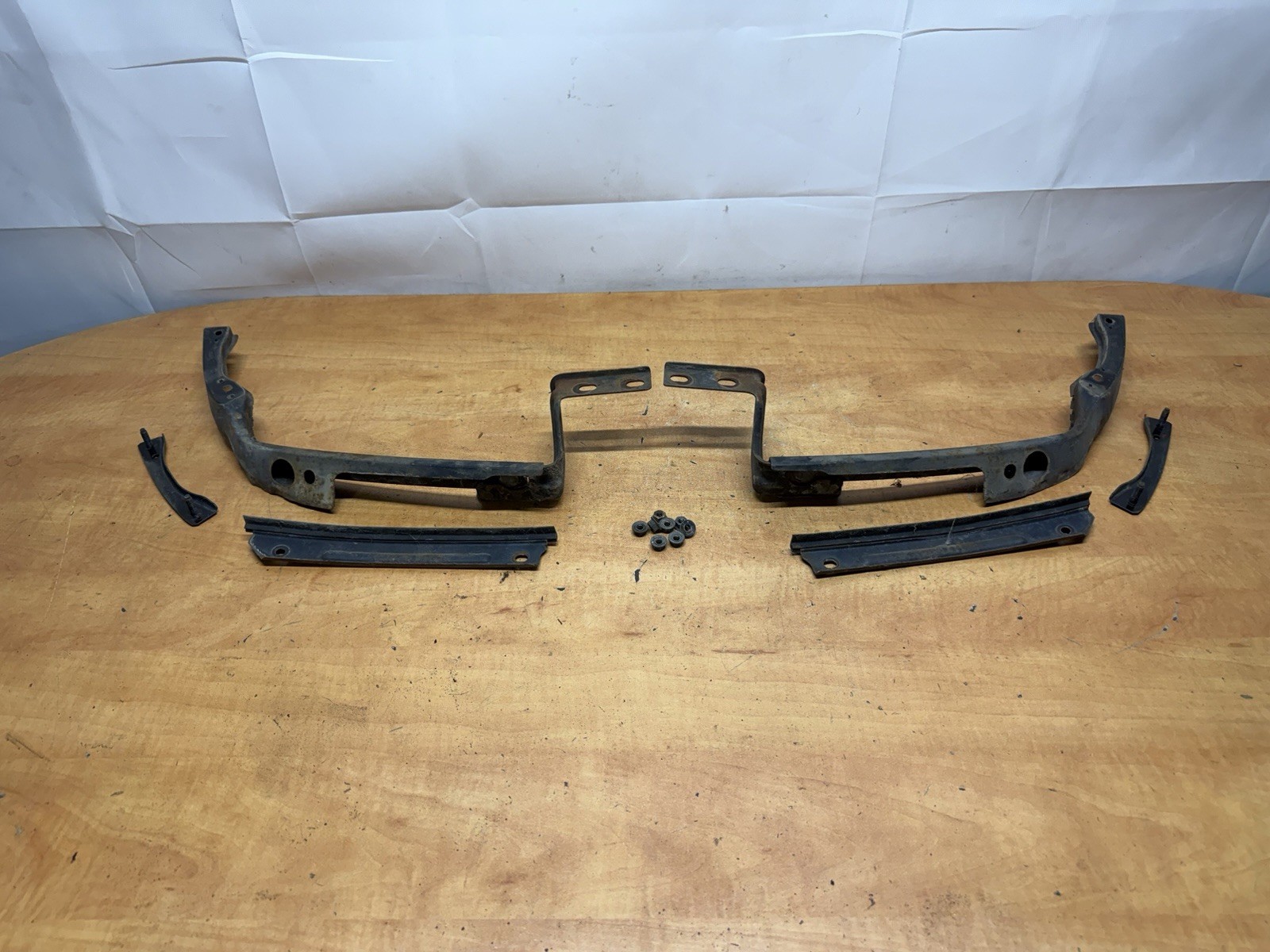 91-94 Nissan 240sx S13 OEM Front Bumper Mount Brackets Set (6) 91-94 Nissan 240sx S13 OEM Front Bumper Mount Brackets Set (6)