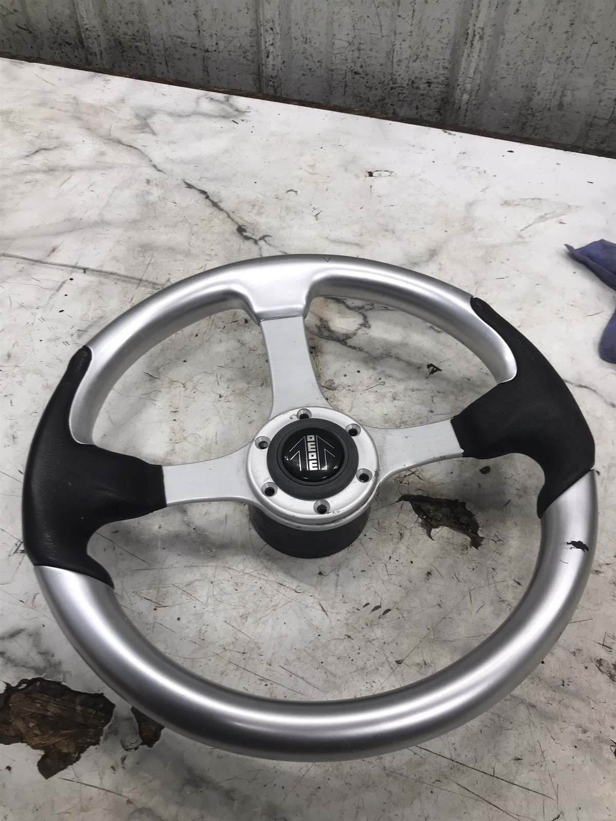 92 Chris Craft Crowne 302 Boat Momo Marine steering wheel