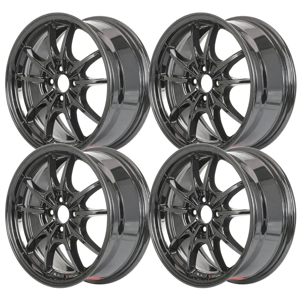 (Set-4) IPW W016 16x7 4x100 Gloss Black 35mm Wheels Rims 16 Inch